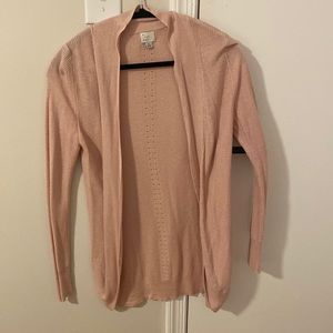 A new day cardigan light pink size small